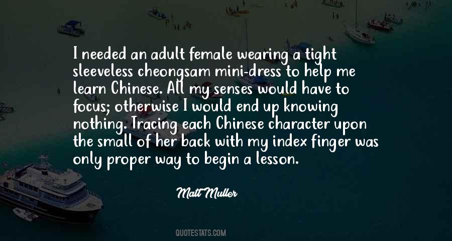 Back To My Senses Quotes #1235431