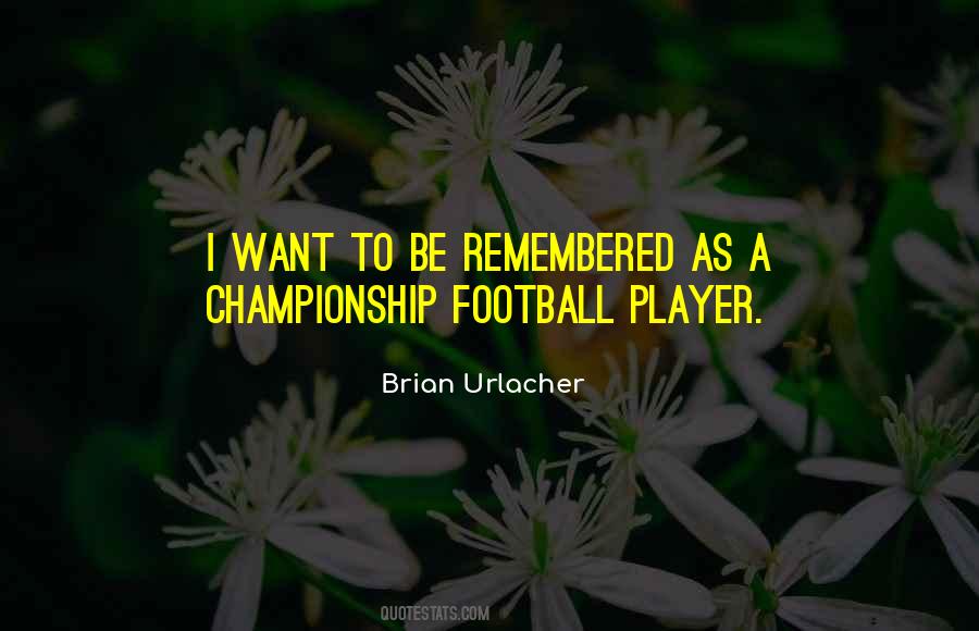 Football Player Quotes #1296773