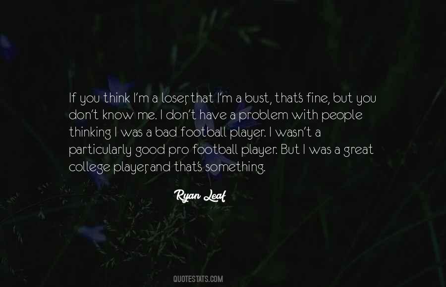 Football Player Quotes #273240