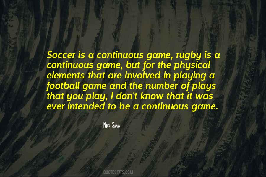 Football Playing Quotes #137623