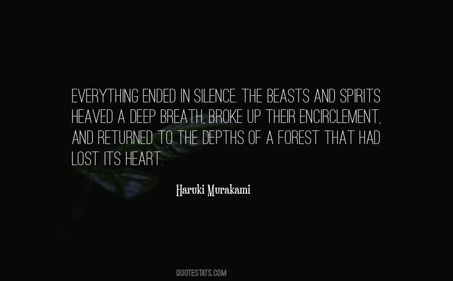 Forest Silence Quotes #1737221
