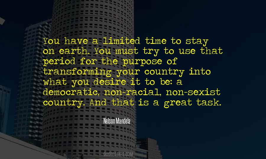 Task And Purpose Quotes #1255436