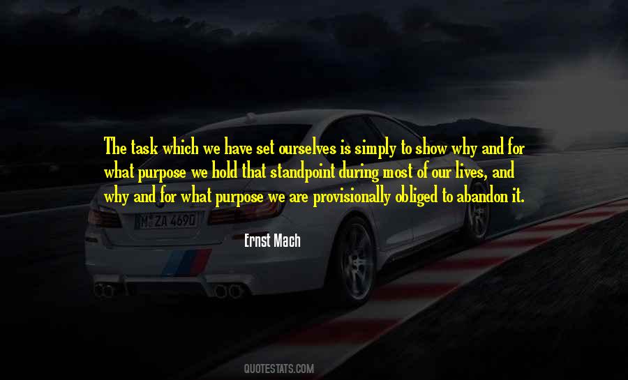 Task And Purpose Quotes #181146