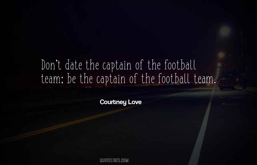 Football Team Captain Quotes #1042277