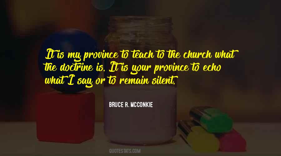 Quotes About Your Province #1126373