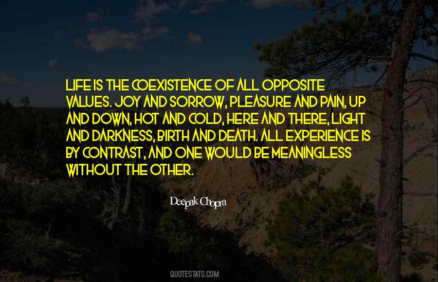 Opposite Of Death Quotes #1251681