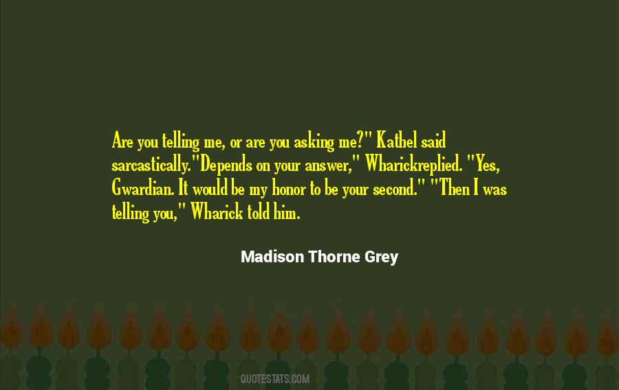 On My Honor Quotes #1375511