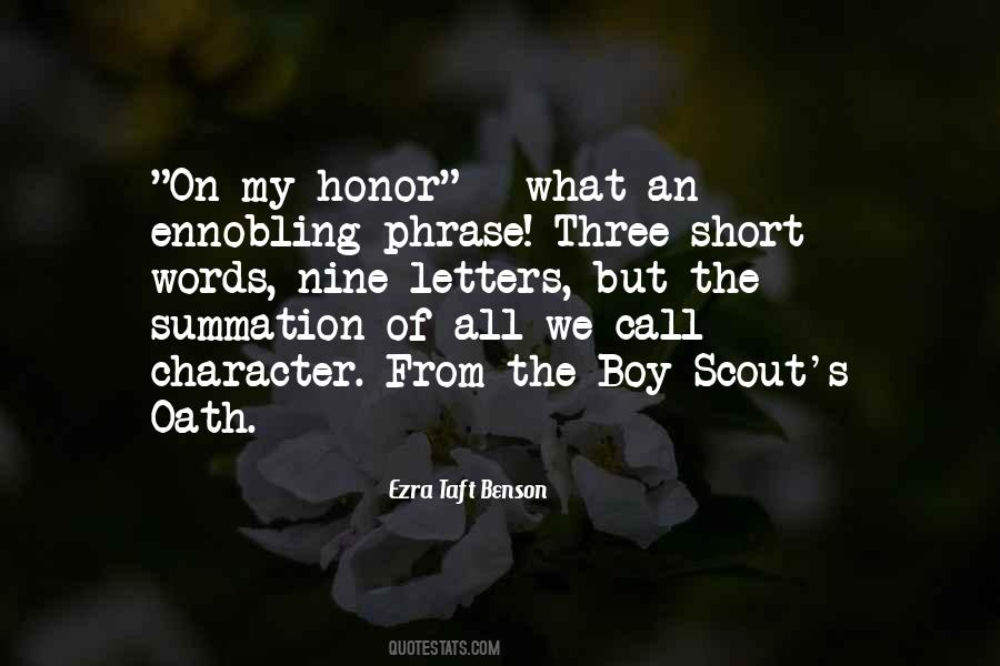 On My Honor Quotes #875202