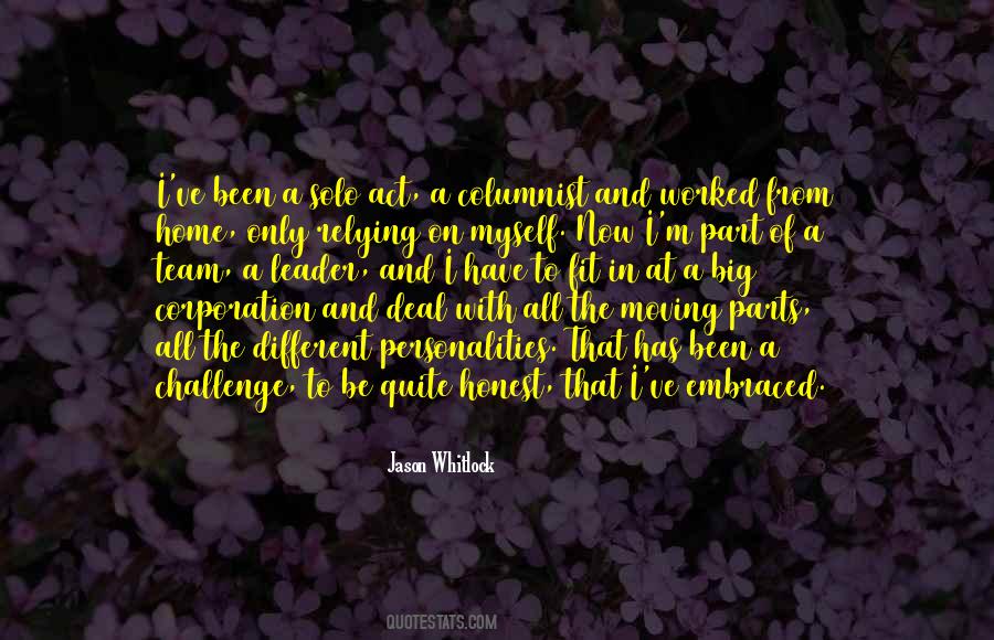 I Only Have Myself Quotes #794934