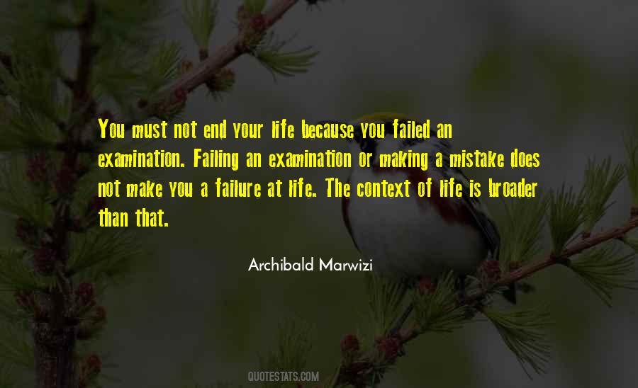 Failing Life Quotes #1672312