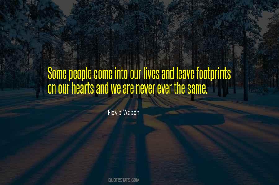 Footprints In Our Hearts Quotes #1043522