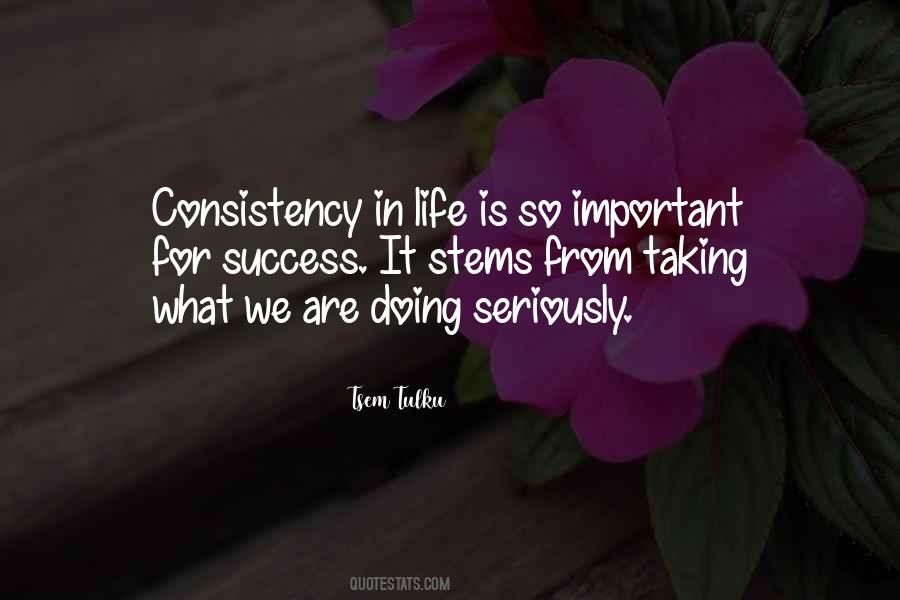 Consistency Success Quotes #1245906