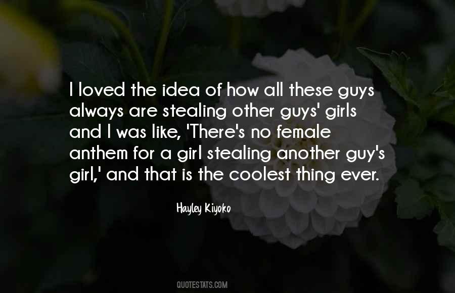 For A Girl Quotes #978789