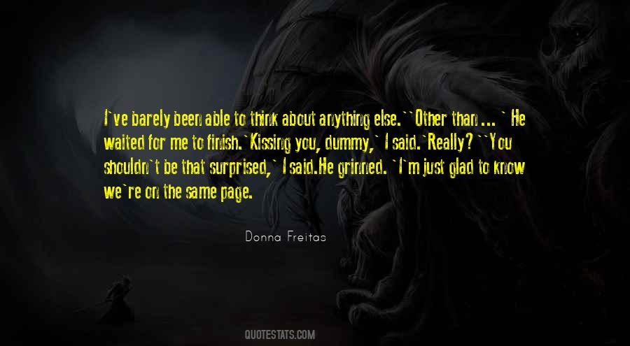 He Surprised Me Quotes #1503693