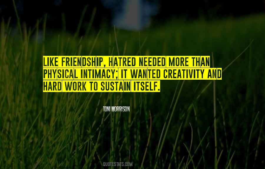 Friendship Intimacy Quotes #1394916