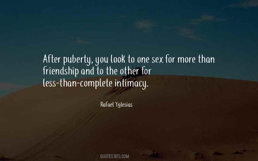 Friendship Intimacy Quotes #1672313