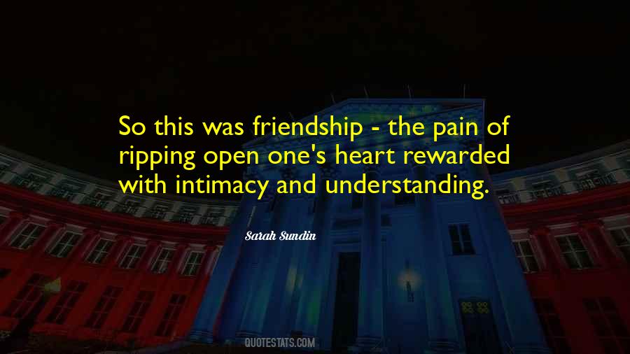 Friendship Intimacy Quotes #718906
