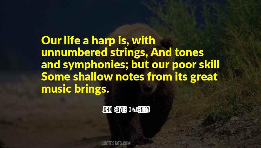 Quotes About Harp Music #1090947