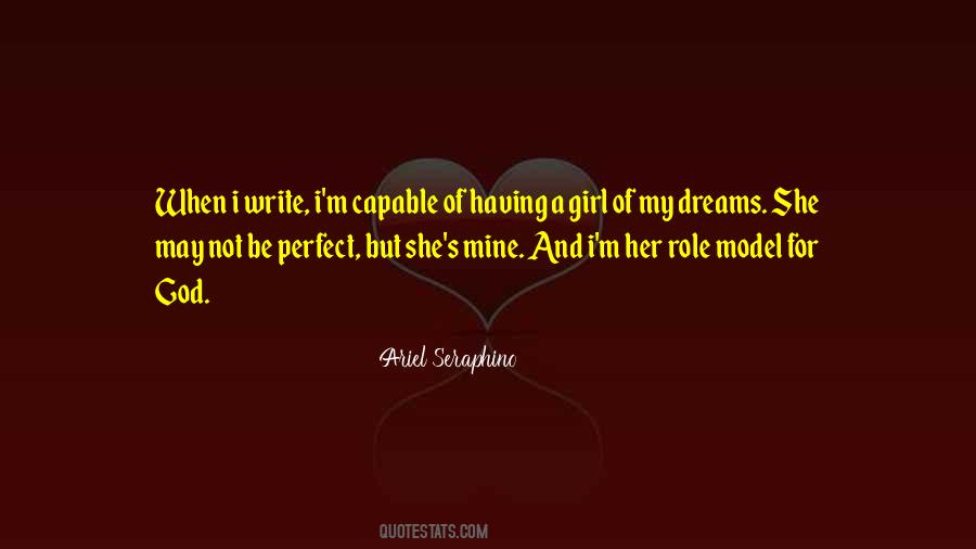 Dreams Of A Girl Quotes #1176109