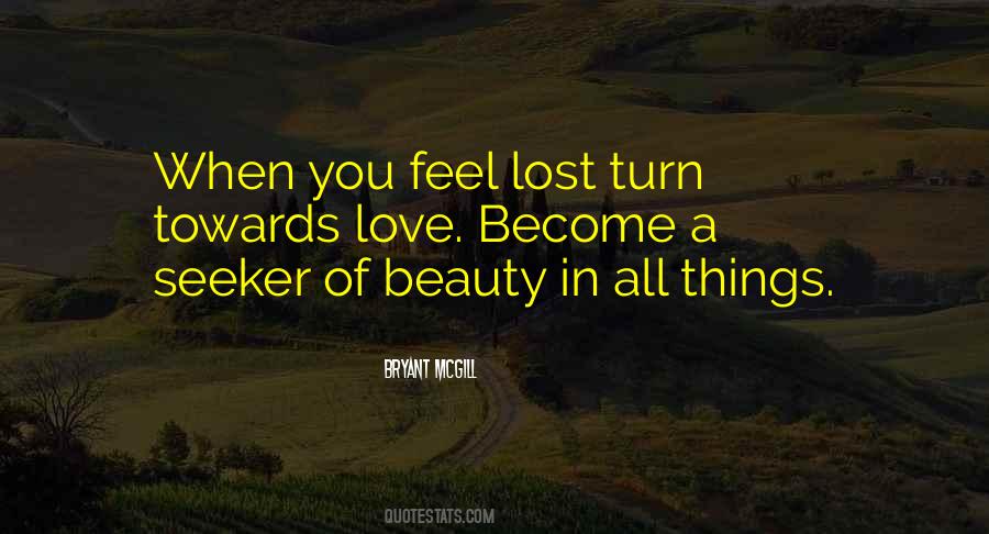 Love Seeker Quotes #921629