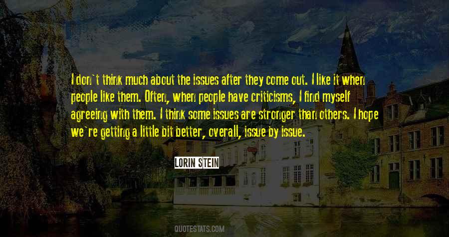 You Are Getting Stronger Quotes #186127