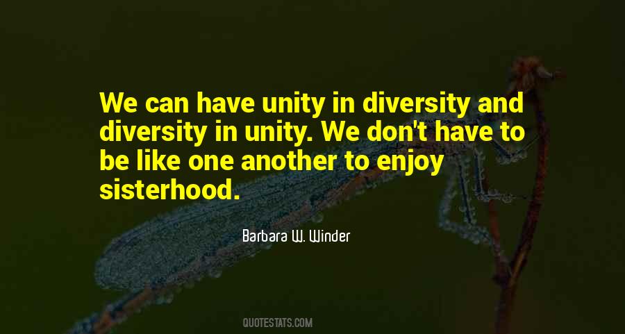 Sisterhood Unity Quotes #605737