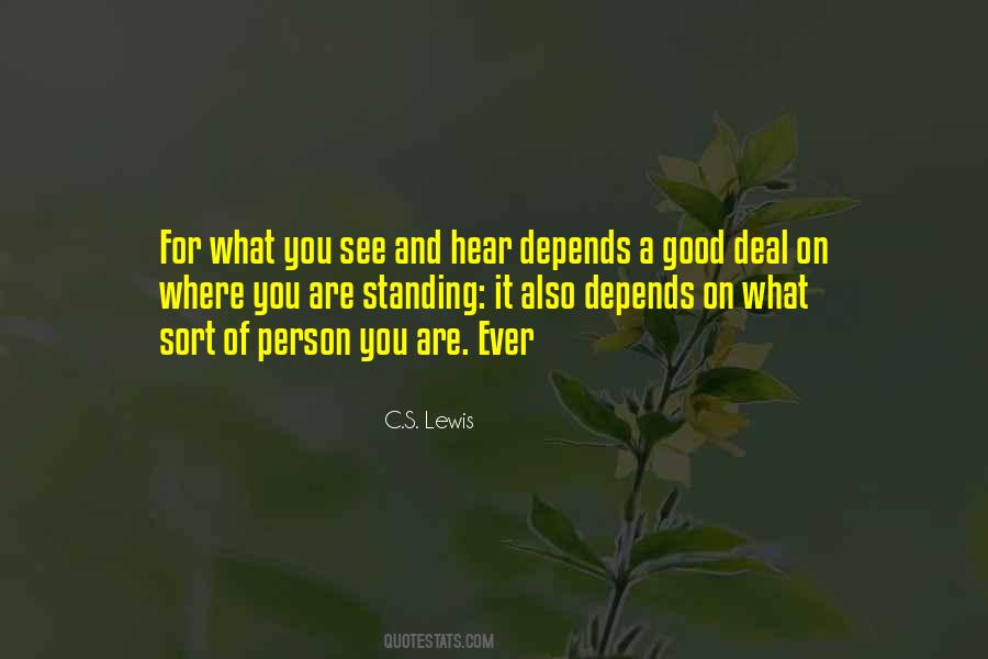 For Good Person Quotes #25908