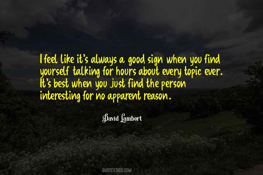 For Good Person Quotes #417814