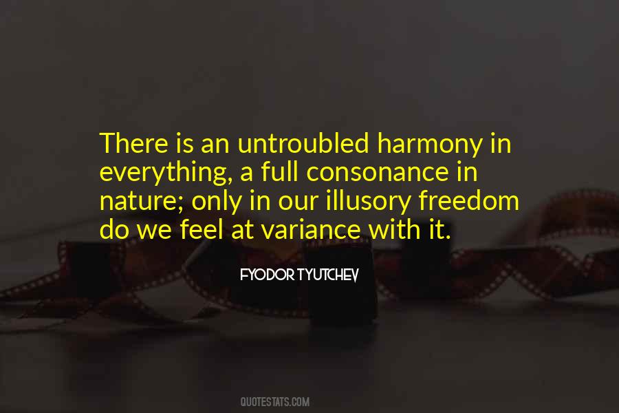 Quotes About Harmony In Nature #36636