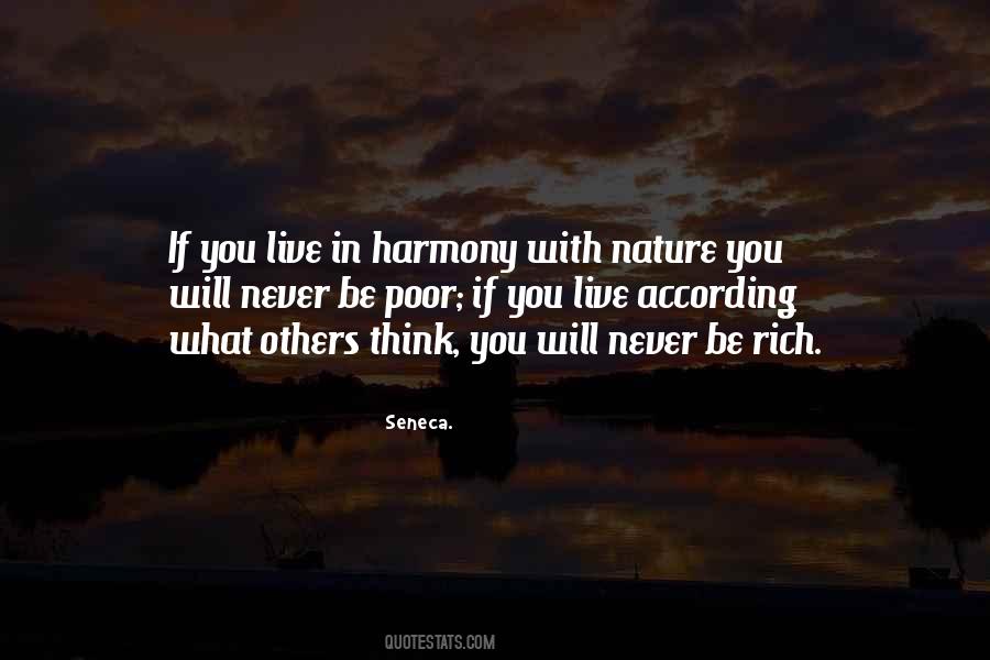 Quotes About Harmony In Nature #69717