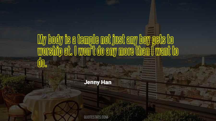My Body Is A Temple Quotes #208504