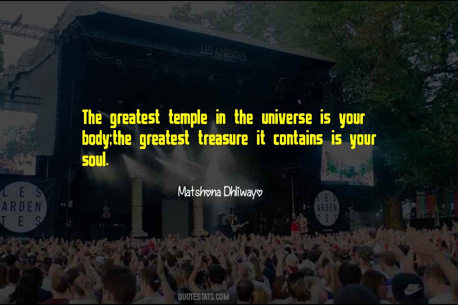 My Body Is A Temple Quotes #938386