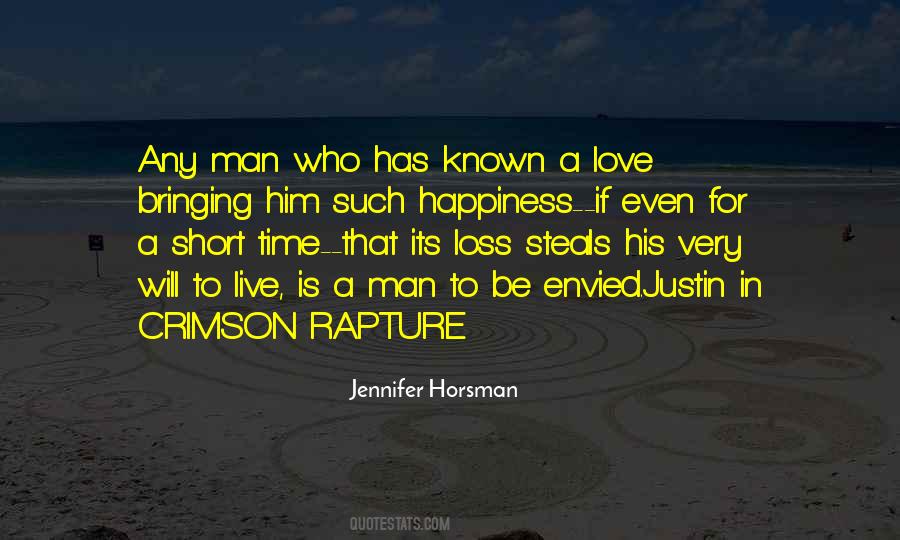 For His Happiness Quotes #446091
