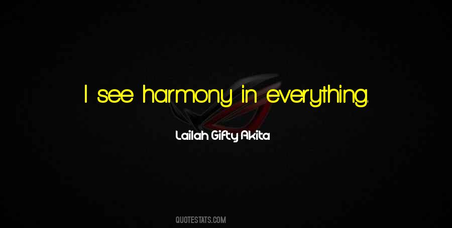 Quotes About Harmony In Life #98343