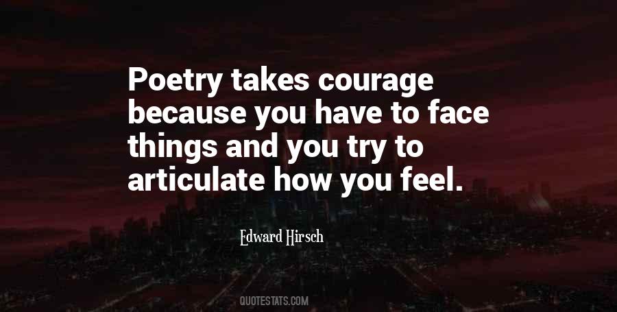 Courage Poetry Quotes #975929