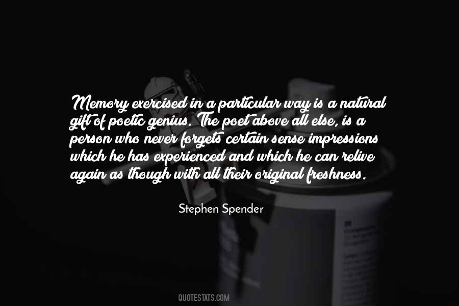 Gift Memory Quotes #1355594
