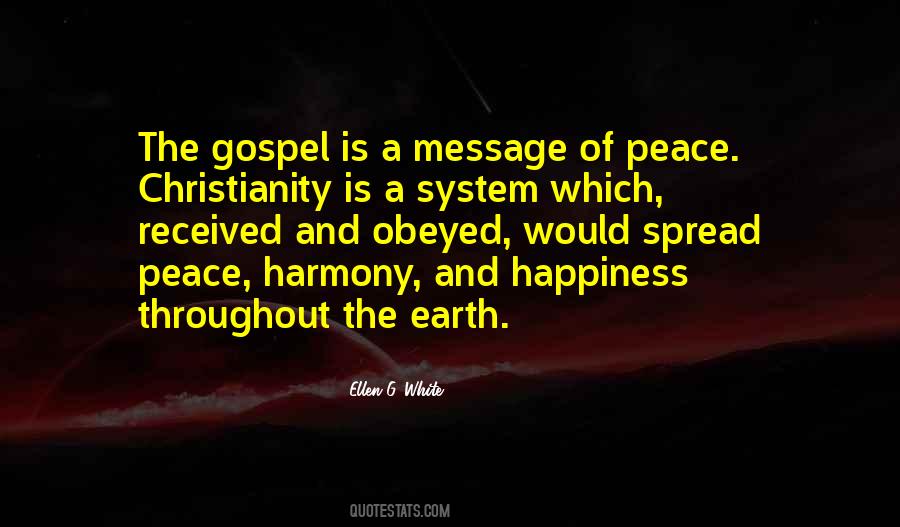 Quotes About Harmony And Peace #198527