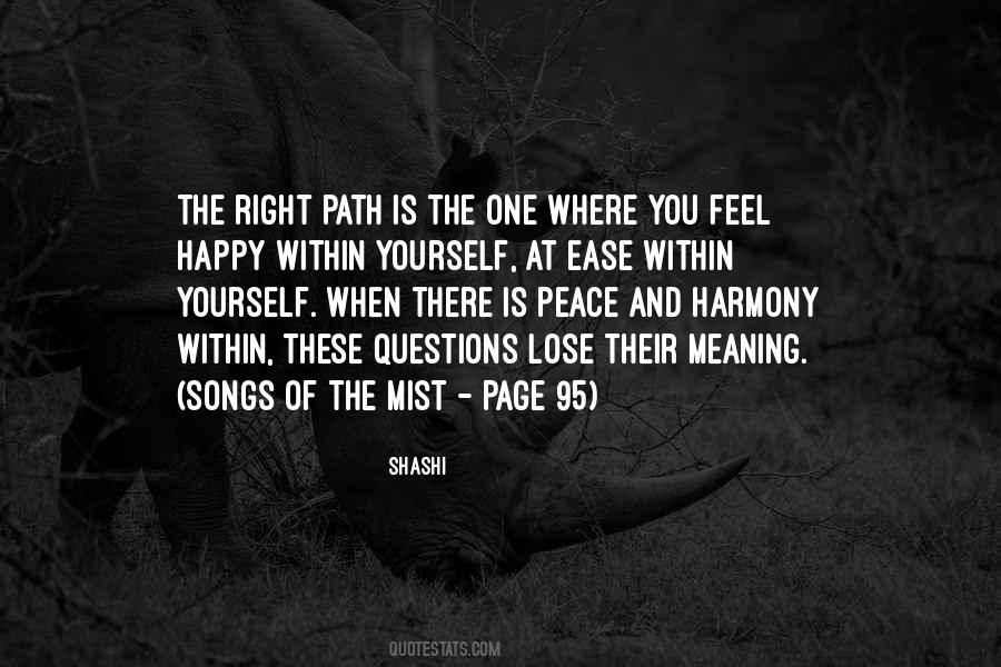 Quotes About Harmony And Peace #363856