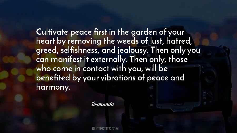 Quotes About Harmony And Peace #593612