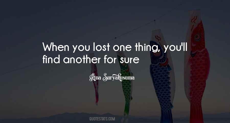 One Sure Thing Quotes #1342168