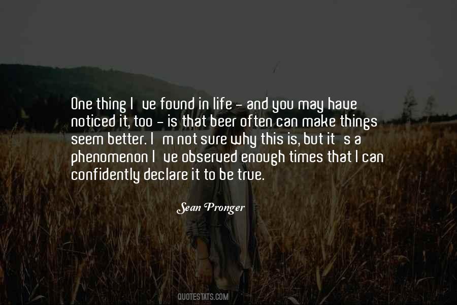 One Sure Thing Quotes #1364880