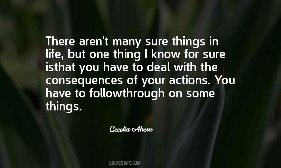 One Sure Thing Quotes #384160