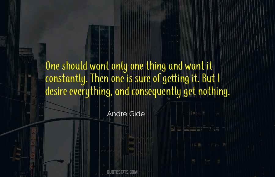 One Sure Thing Quotes #538019
