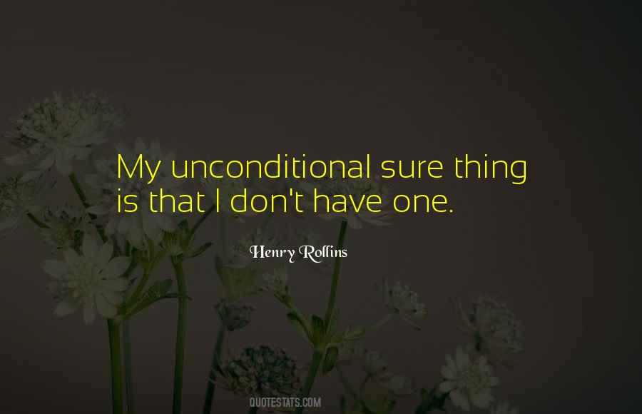 One Sure Thing Quotes #796229