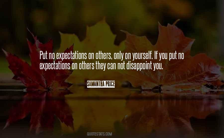 Quotes About Not Expectations #227692