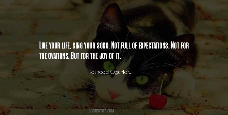 Quotes About Not Expectations #279262