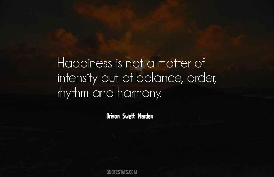 Quotes About Harmony And Balance #1016614