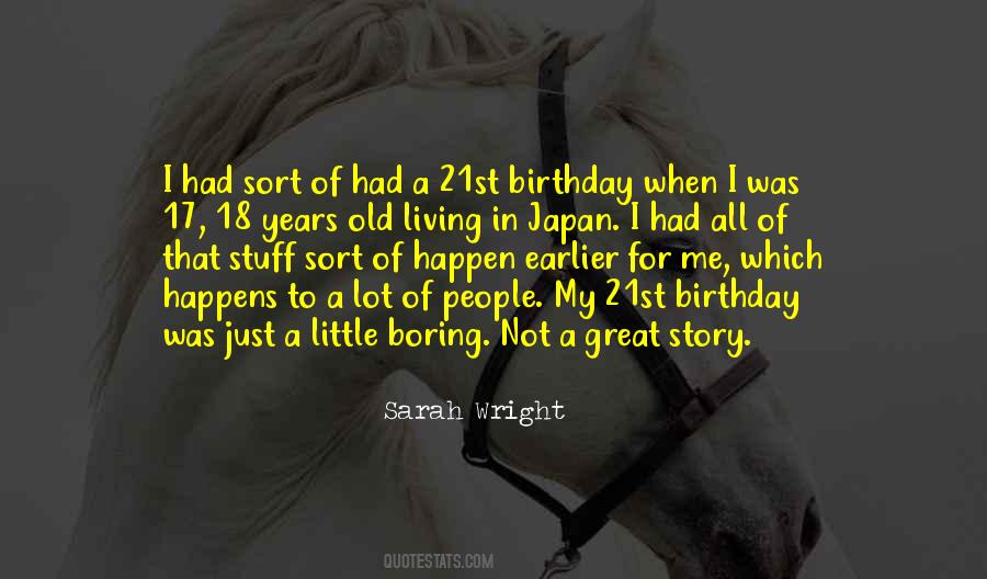 For My Birthday Quotes #121184