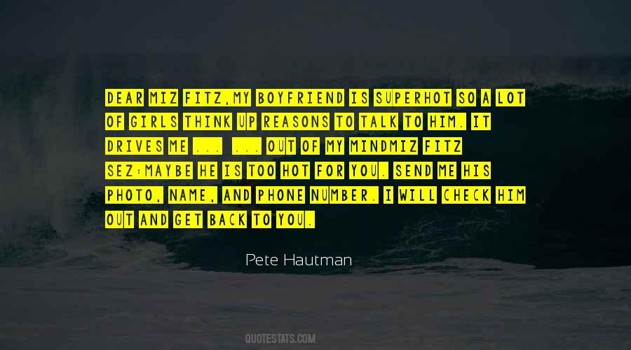 For My Boyfriend Quotes #800890