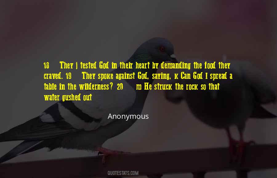 Out In The Wilderness Quotes #1373463